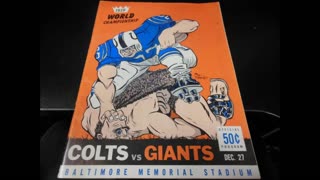 1959 NFL Championship New York Giants at Baltimore Colts Radio Broadcast