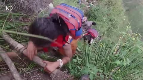 Villagers Have to Climb These Deadly Stairs to Get to Their Village - Atuleer Village