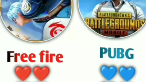 Free fire vs pubg