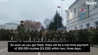 Russian army faces mutiny as 100 mobilised Russians refuse to go ​to war