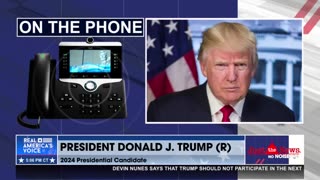 President Donald Trump Interview with John Solomon - Sept. 1, 2023