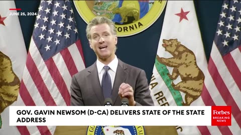 California Gov. Gavin Newsom Delivers 2024 State Of The State Address