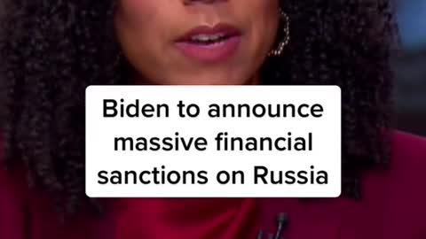 Biden to announce massive financial sanctions on Russia