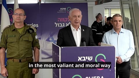 Prime Minister Benjamin Netanyahu's remarks at Sheba Hospital after meeting with the rescued