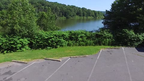 Aerial View #1 of Frances Slocum Lake in Kingston Twp Pa