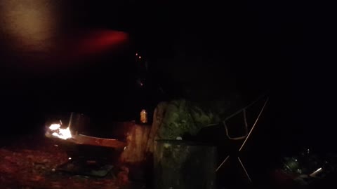 Night vlog. Campfire. Below zero temperatures 13th Dec 2022