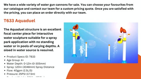 EmpexWatertoys® Offers A Wide Range Of High-Quality Water Cannons
