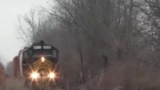 These are the railroad tracks going through Ohio