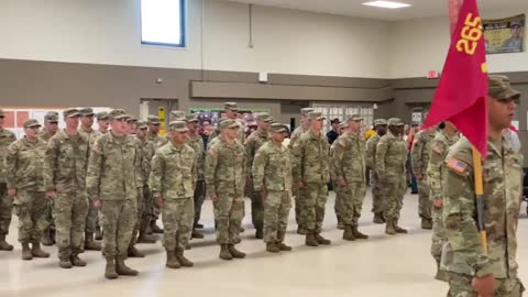 A Battery, 3rd Battalion 265th Air Defense Artillery Departure Ceremony