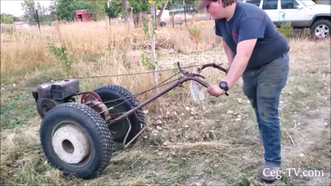 Graham Family Farm: David Bradley Walk Behind Garden Tractor Test