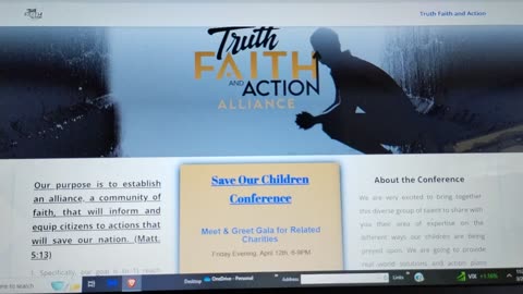 Truth Faith and Action website ready