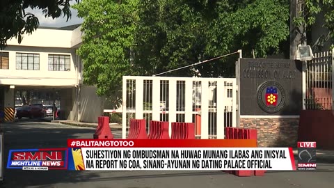 Roque, sang-ayon sa suhestiyon ng Ombudsman na huwag munang ilabas ang inisyal na report ng COA,