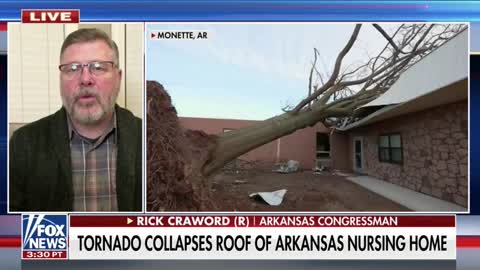 Rep. Crawford Joins Fox Report to Talk Tornado Damage