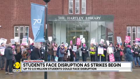 Over 70,000 university staff go on strike over pay and pensions in UK