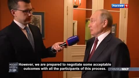 Putin Says Ukraine/West Are Blocking Negotiations