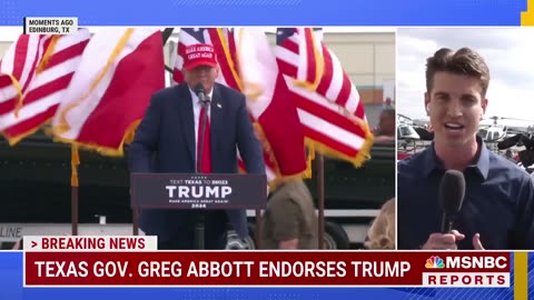 Political Endorsement Unveiled: Texas Gov. Gregg Abbott Throws Support Behind Trump for President!
