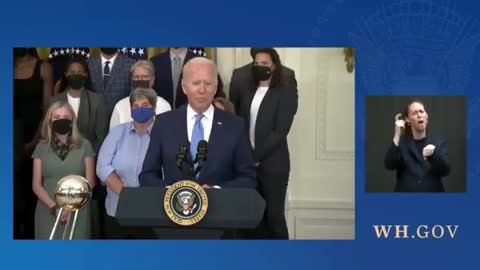 Woke Biden Forgets LOSER Megan Rapinoe's Name On National TV