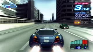 Ridge Racer 6 Advanced Route #4 1st Try(Career Walkthrough)