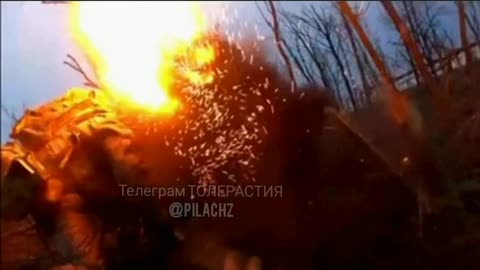 The Last Moment: Ukrainian Soldiers, placed weapon on landmine