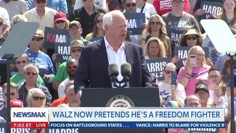 Tim Walz pretends he doesn't want to silence Americans