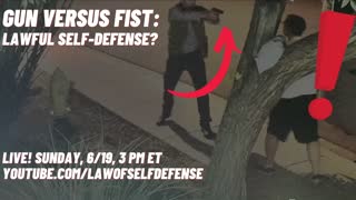 Gun versus Fist: Lawful Self-Defense?