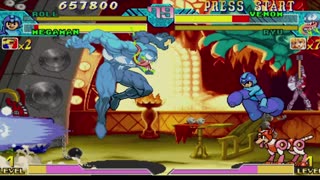 Roll + Megaman vs Venom + Ryu