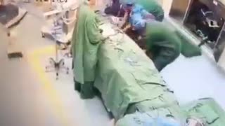 Triple Jabbed Surgeon Having Adverse Events During Surgery