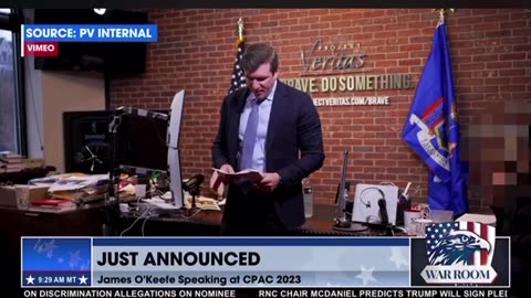 Just announced at CPAC James O’Keefe