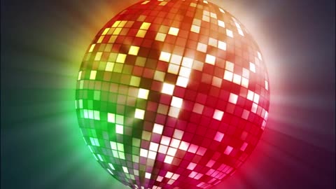 Colorful Big Discoball | 4K Relaxing Screensaver