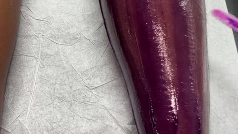 Testing Sexy Smooth Purple Seduction Hard Wax on Legs | Waxing Queen Adventures