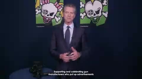 Gavin Newsom Explains How Dangerous AR-15s Are, Right Before He Points One at His Cameraman