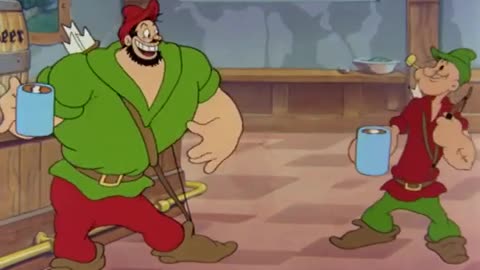 Popeye the Sailor - Robin Hood-Winked (1948) - Vintage Cartoons TV