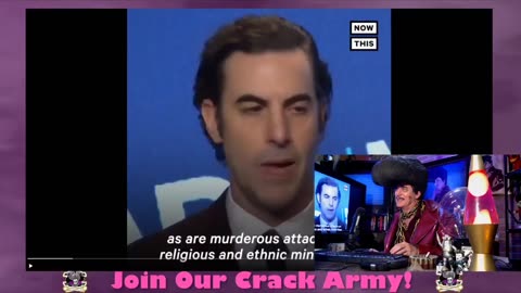 Borat is not happy with Tik Tok...