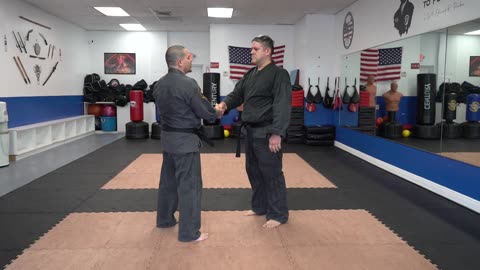 An example of the American Kenpo technique Gift of Destruction