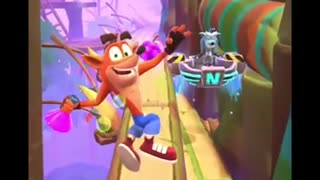 Frosty Fake Crash Battle Run Gameplay On The Great Gate - Crash Bandicoot: On The Run!