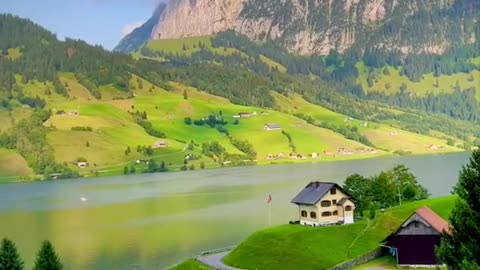 House at the Lake in Switzerland