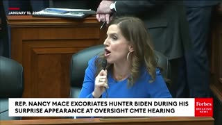 "REP. NANCY MACE'S UNFILTERED CRITICISM OF HUNTER BIDEN SHAKES UP OVERSIGHT HEARING"