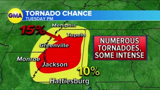 Millions on alert for possible tornadoes