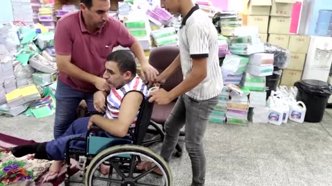 'This is my fifth war' - Gazan man with disability