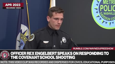 Heroic law officer speaks to media after saving Tennessee Christians From Mass Shooter