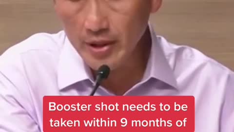 Booster shot needs to be taken within 9 months of 2nd dose to maintain fully-vaccinated status