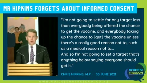 Hipkins Forgets About Informed Consent