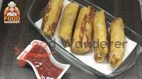 Bread kabab Rolls Recipe By Food Wanderer