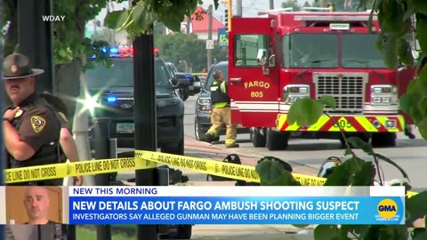 Suspect in killing of Fargo officer searched for crowded events | GMA