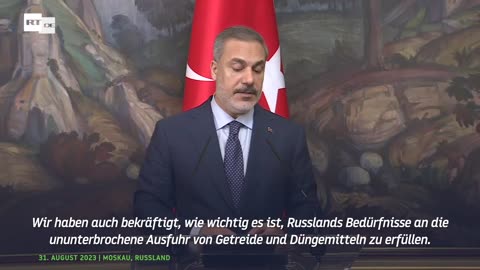 Außenminister der Türkei und Russlands besprechen mögliche Rückkehr zum Getreide-Deal