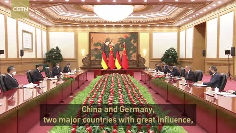 Xi: China and Germany should work together in times of change and turmoil