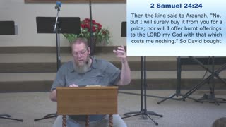 Sunday Sermon at Moose Creek Baptist 7/16/2023