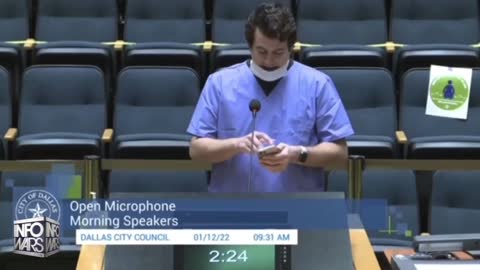 Guy Trolls City Counsel Dressed Up As Nurse W/ Pro Vaccine Song & Dance