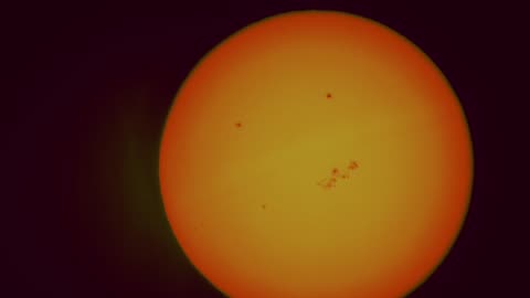 Massive Sun Spots on the Sun LIVE March 24th 2024..just filmed...