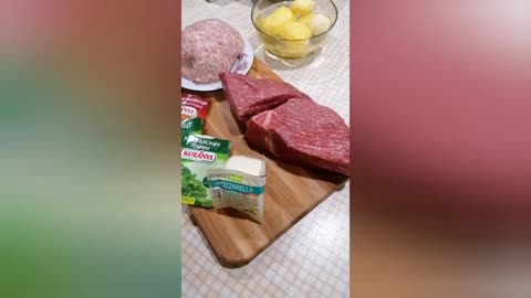 ШАШЛЫК- РОЛЛ с начинкой из мяса с сыром в ТАНДЫРЕ